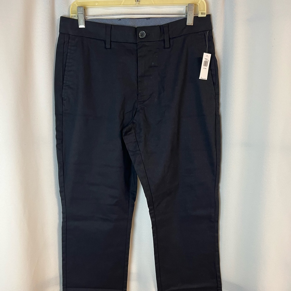 Old Navy Mens Ultimate Slim 31x32 Black Khaki Pants